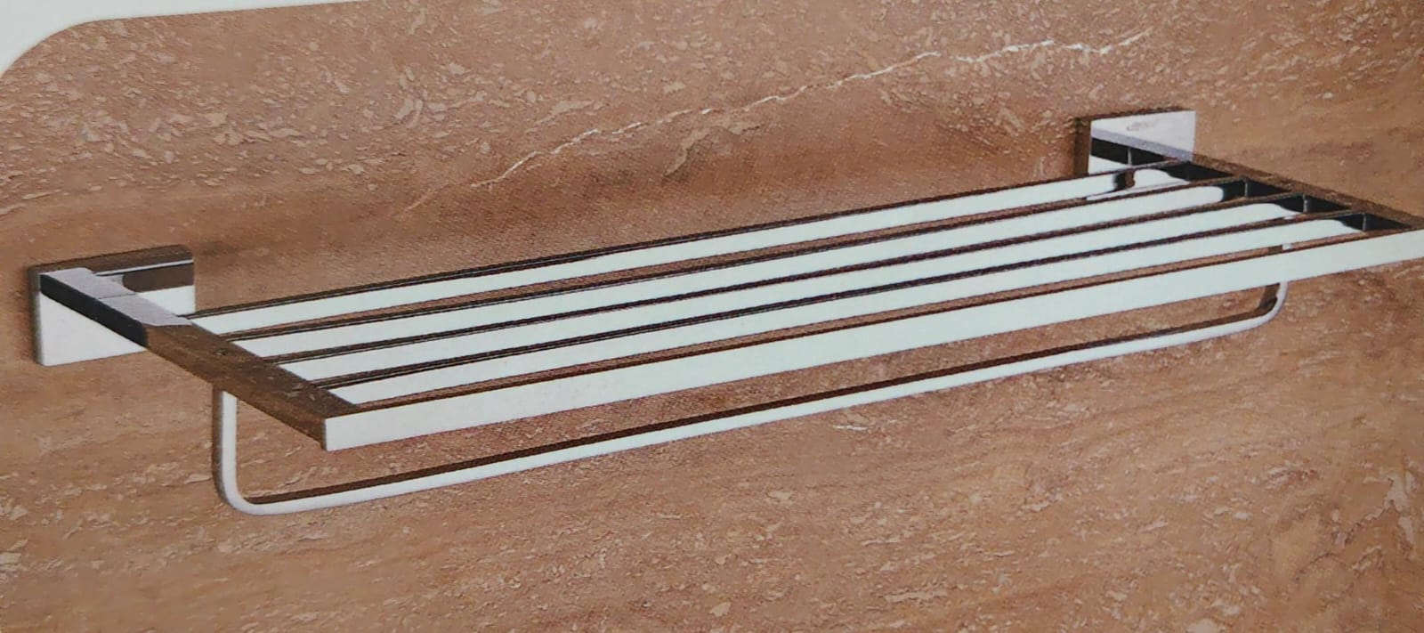 DECOR TANGENT TOWEL RACK 615MM TG0009